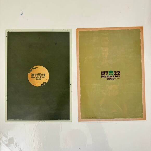 4 One Piece Full Force Ichiban Kuji Prize Visual Art Sheet Clear File Poster - Picture 7 of 10